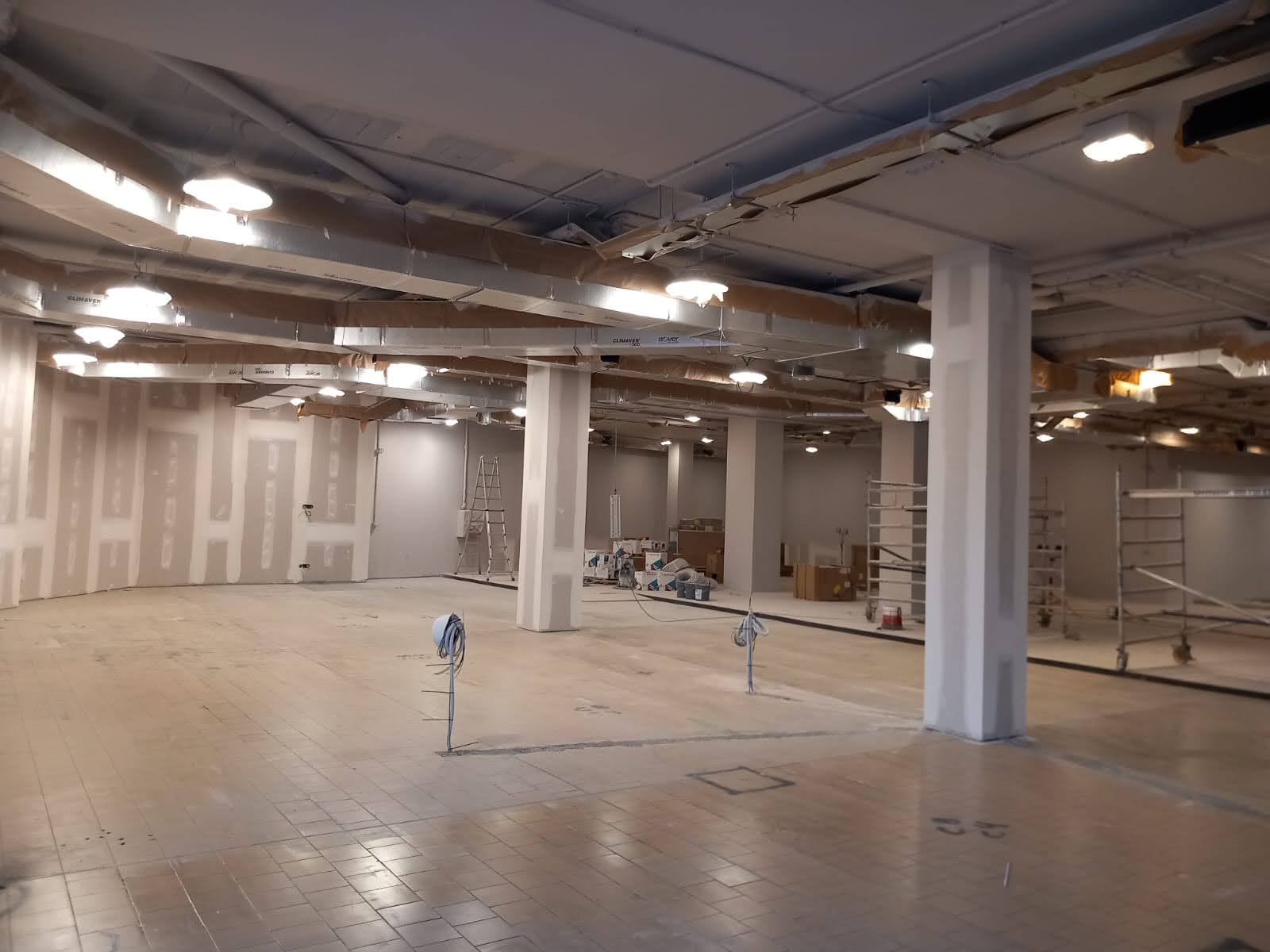 Obra de construcción en progreso